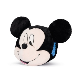 Λούτρινο Μαξιλαράκι με Τσέπες για τα Χέρια Mickey Mouse Μπεζ
