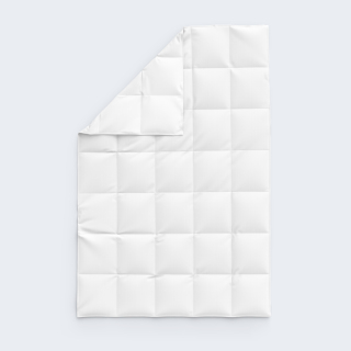 Πάπλωμα Ημίδιπλο Σουρ Μεζούρ Polyester Λευκό