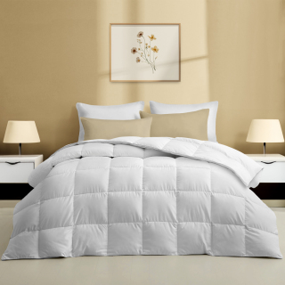 Πάπλωμα King Size Σουρ Μεζούρ Wool Λευκό