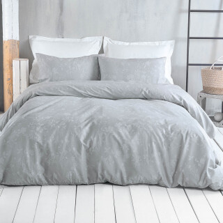 Σετ Ημίδιπλη Παπλωματοθήκη Miriam Γκρι Σκούρο