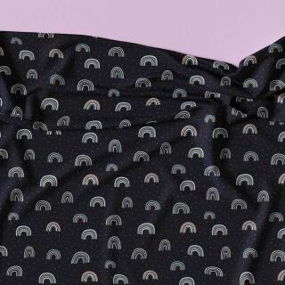 Σεντόνι Χωρίς Λάστιχο Σουρ Μεζούρ Μονό Rainbow Glitter Μπλε