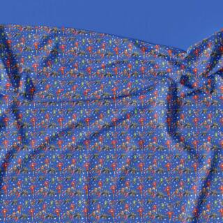 Σεντόνι Χωρίς Λάστιχο Σουρ Μεζούρ Μονό Super Heros Justice League™© Μπλε