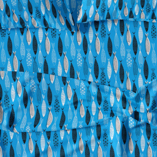 Σετ Σεντόνια Σουρ Μεζούρ Fish Blue
