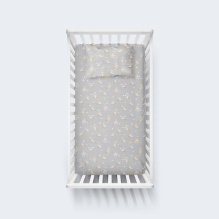 Σετ Σεντόνια Κούνιας Cute Rabbits