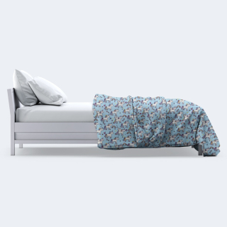 Μονή Παπλωματοθήκη Μονόκεροι Γαλάζιο