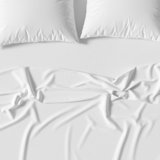 Σετ Σεντόνια 100% Cotton, 161 Κλωστών Λευκό