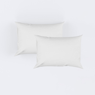 Σετ Μαξιλαροθήκες 100% Cotton Λευκό