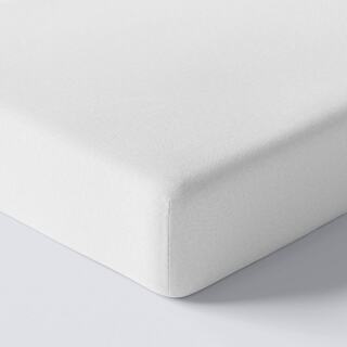 Σεντόνι στα Μέτρα σας με Λάστιχο 100% Cotton, 161 Κλωστών Λευκό