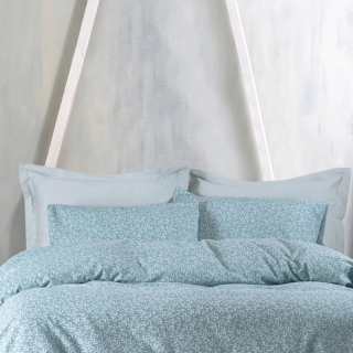 Σετ Υπέρδιπλα Φανελένια Σεντόνια Melrose Πράσινο