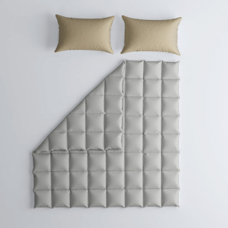 Πάπλωμα King Size Σουρ Μεζούρ Polyester Light Grey