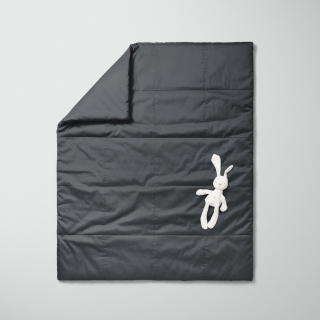 Πάπλωμα Κούνιας Σουρ Μεζούρ Wool Charcoal