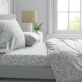 Σετ Σεντόνι με Παπλωματοθήκη Blossom Λευκό