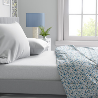 Παπλωματοθήκη Υπέρδιπλη Azure Bloom