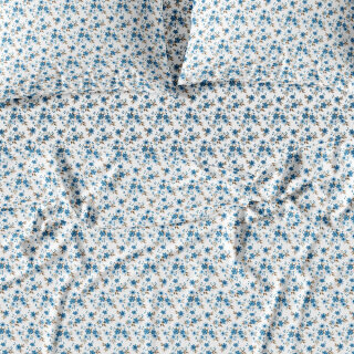 Σετ Υπέρδιπλα Σεντόνια Azure Bloom