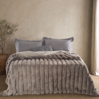Κουβερτοπάπλωμα Ημίδιπλο Atelier | Taupe