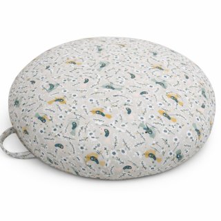 Στρογγυλή Παιδική Μαξιλάρα Δαπέδου Sweet Birds Μέντα